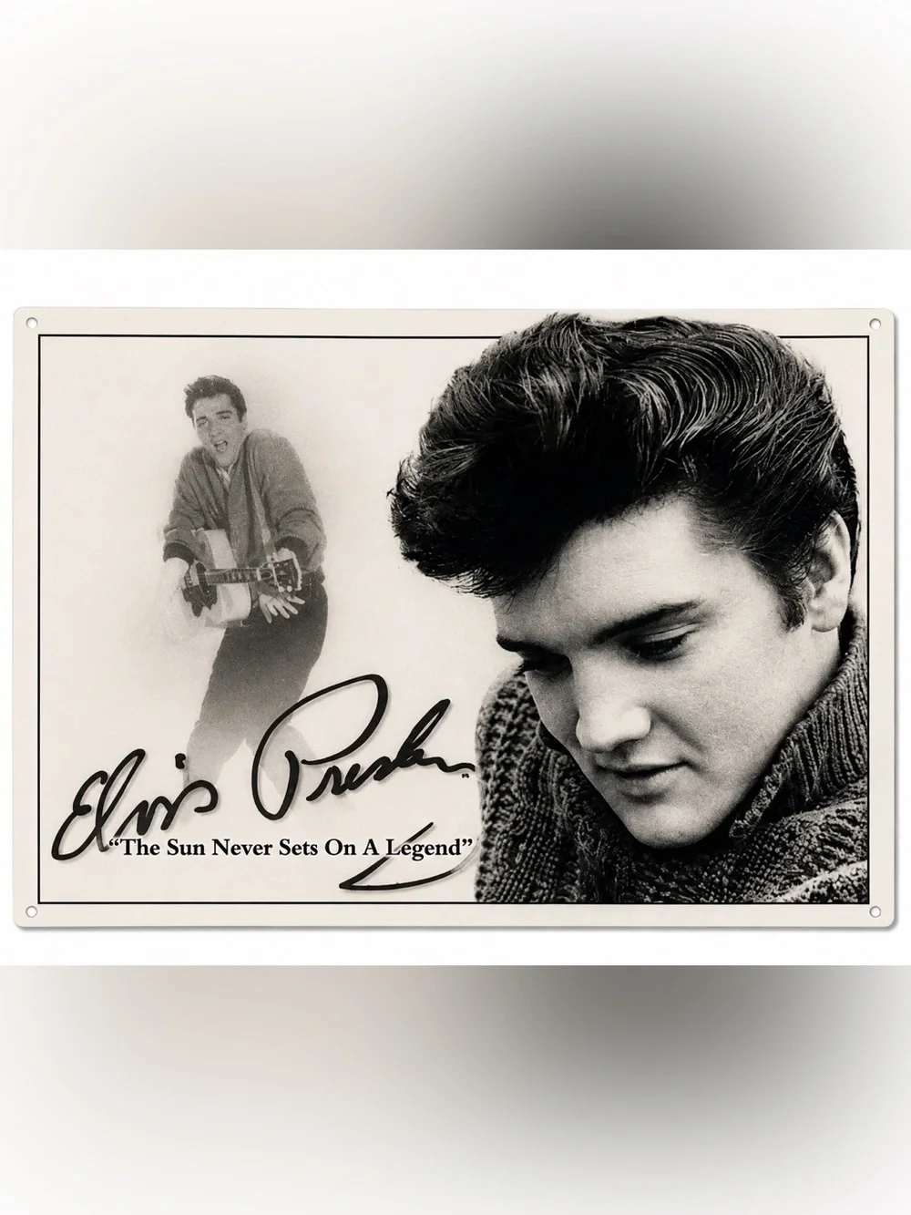 NEW Elvis Presley Sun Never Sets Metal Sign